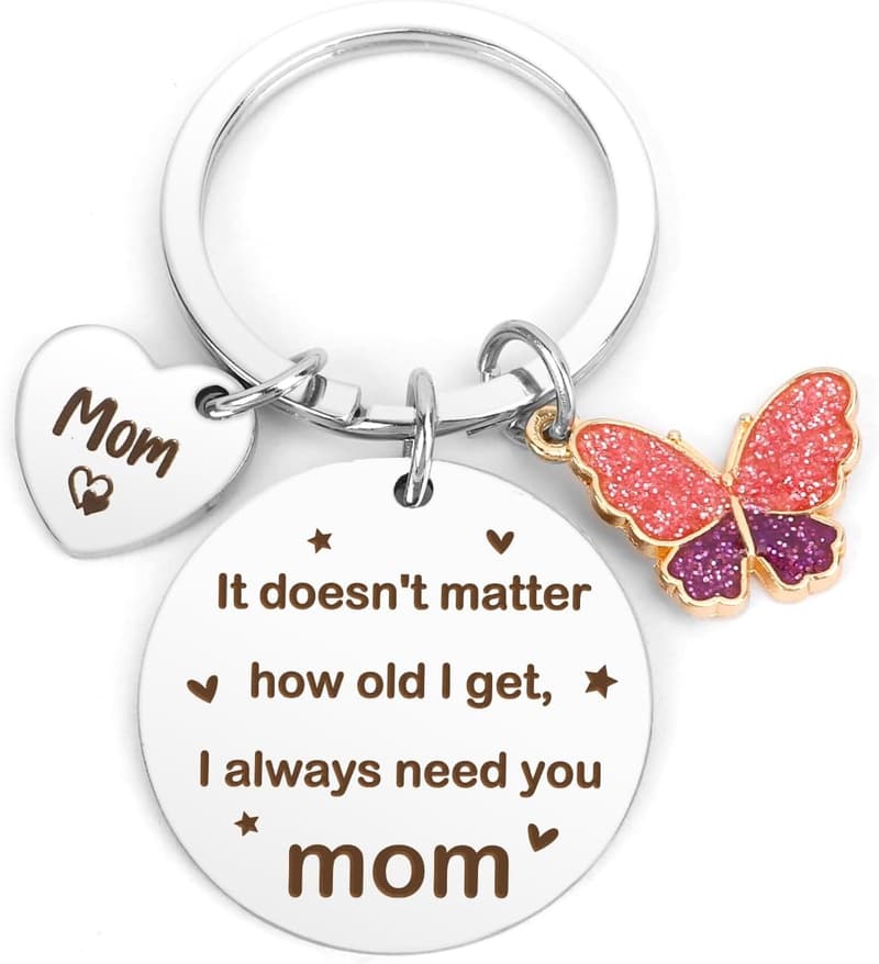 Mother's Day Mom Keychain Gift from Kids