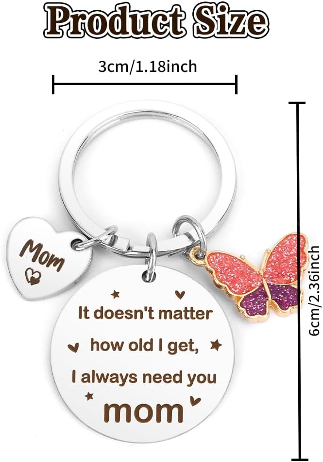Mother's Day Mom Keychain Gift from Kids