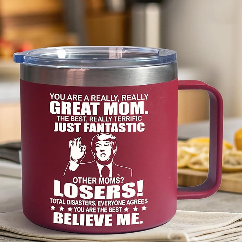 Mother's Day 14 Oz Stainless Steel Mom Mug