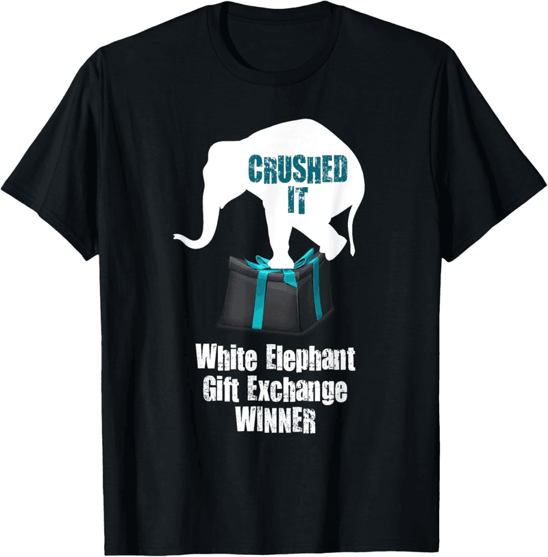 White Elephant Gag T-Shirt Under $20