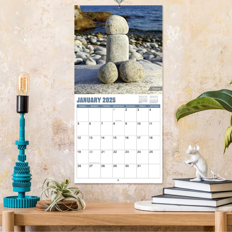 White Elephant 2025 Nature's Humor Wall Calendar