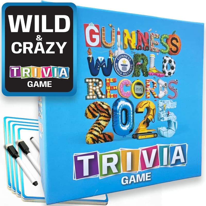 Game Night Trivia Set: 200 Cards & Accessories