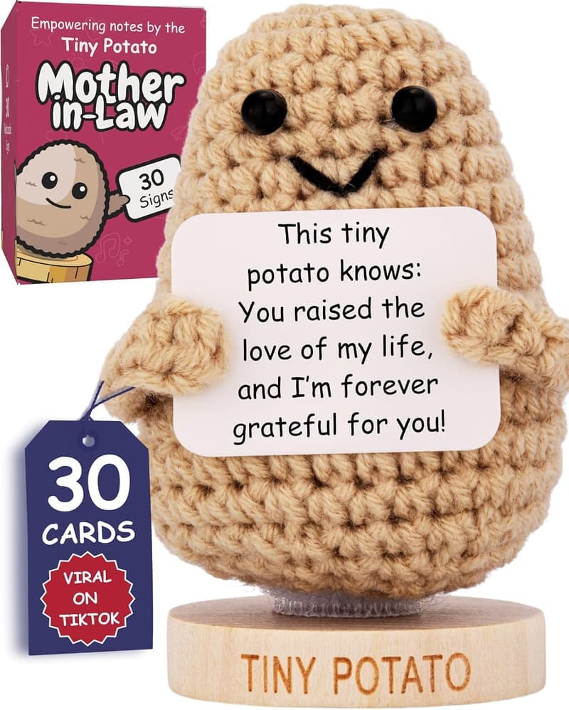 Mother's Day Crochet Potato Doll for Mom-in-Law