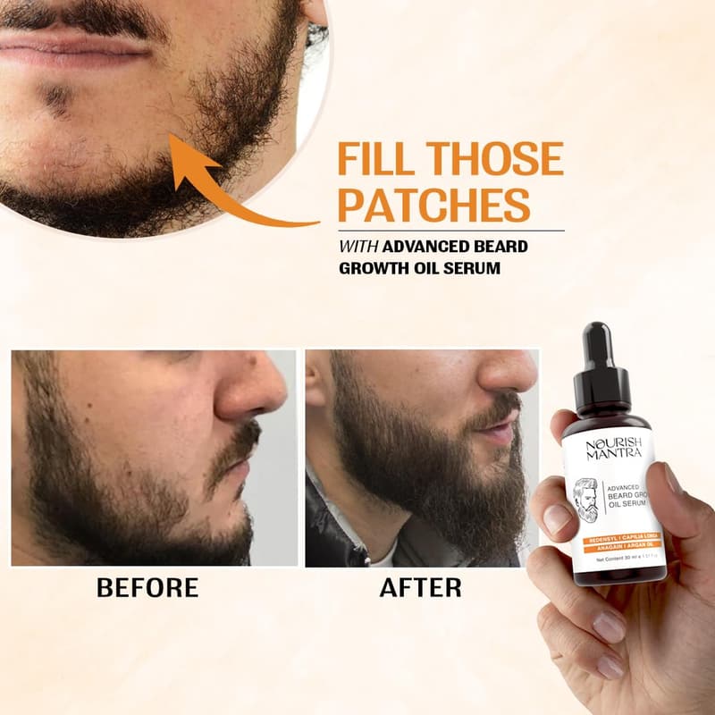 Beard & Hair Growth Oil Serum Combo