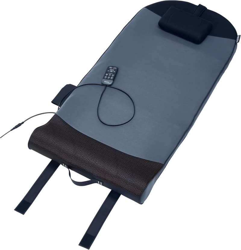 Back Stretching Mat with Heat and Memory Foam Pillow
