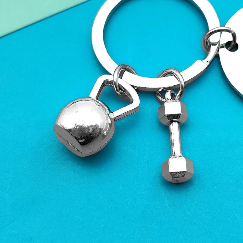 Fitness Coach Appreciation Keychain Set