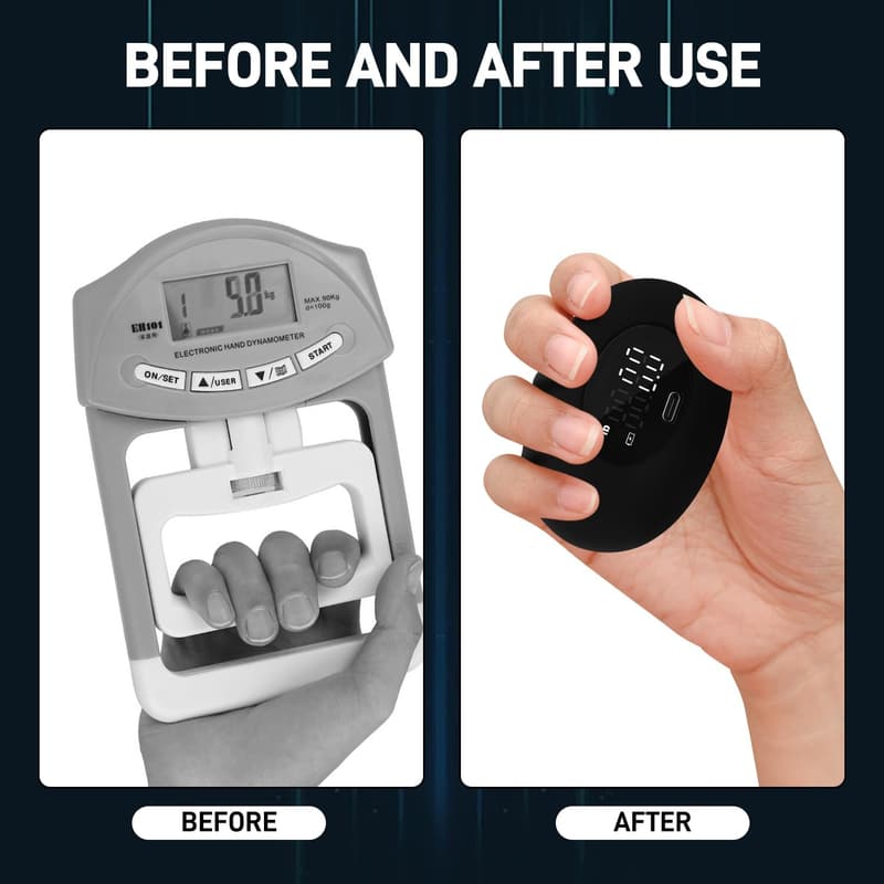Electronic Grip Strength Tester for Adults & Kids