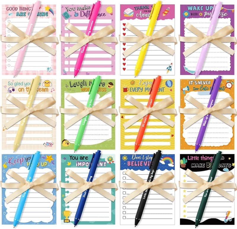 Employee Appreciation Motivational Notepad Set