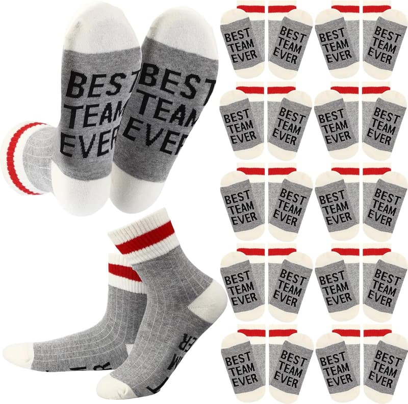 Employee Appreciation Crew Socks, 12 Pairs