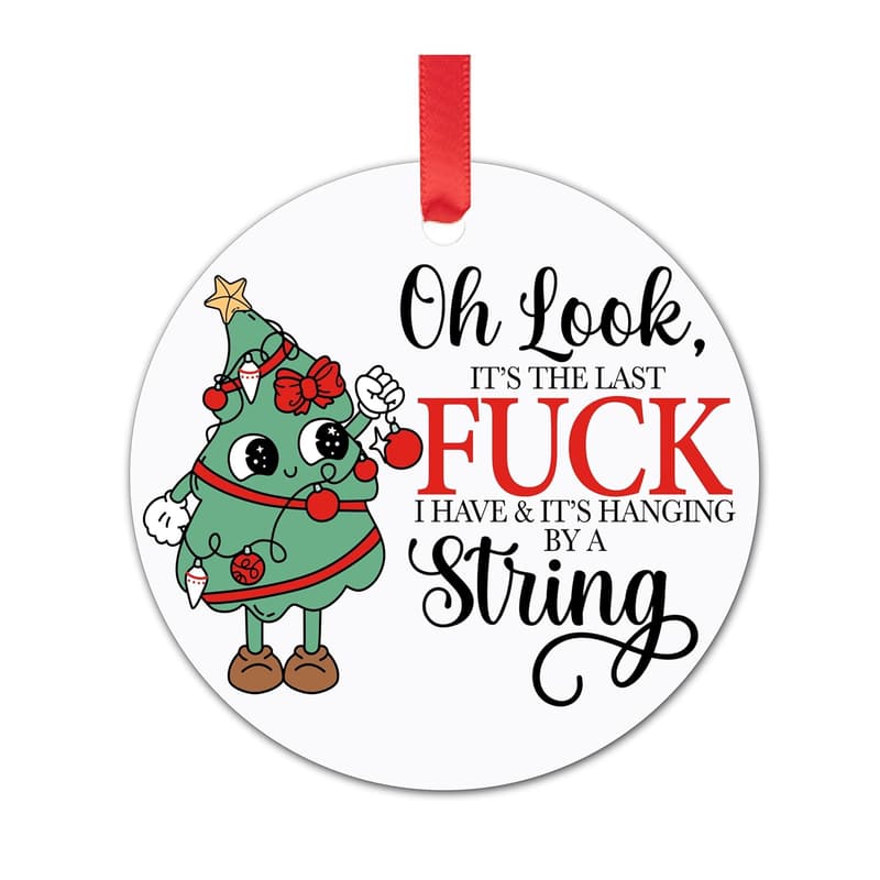 White Elephant Funny Ornament - Adult Christmas Gift