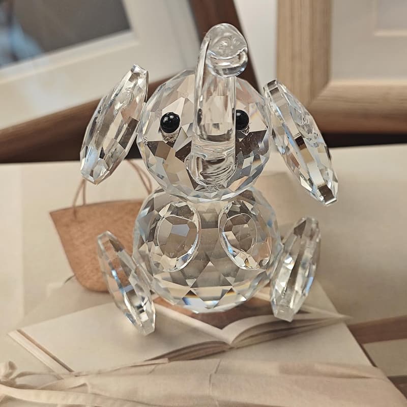 Crystal Elephant Figurine Gift for Mom