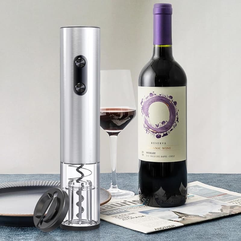 Electric Wine Opener with Foil Cutter & LED