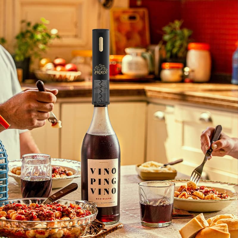 Christmas Electric Wine Opener Set with Accessories