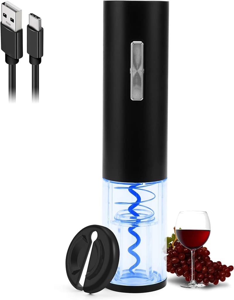 Rechargeable Wine Opener with LED for Parties