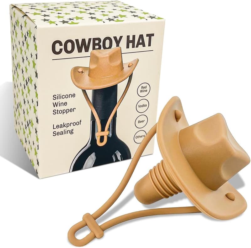 Mother's Day Cowboy Hat Wine Stopper
