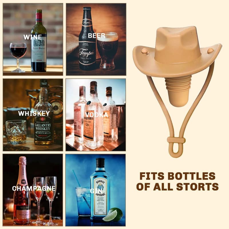 Mother's Day Cowboy Hat Wine Stopper
