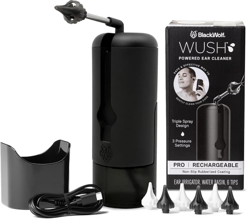 Deluxe Water-Powered Ear Cleaner, USB Rechargeable