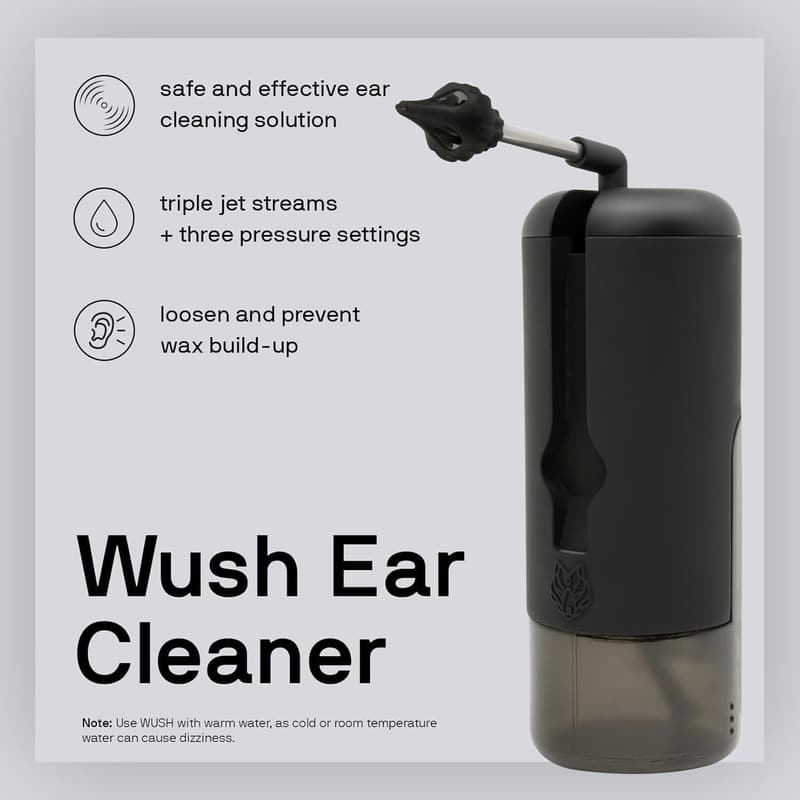 Deluxe Water-Powered Ear Cleaner, USB Rechargeable