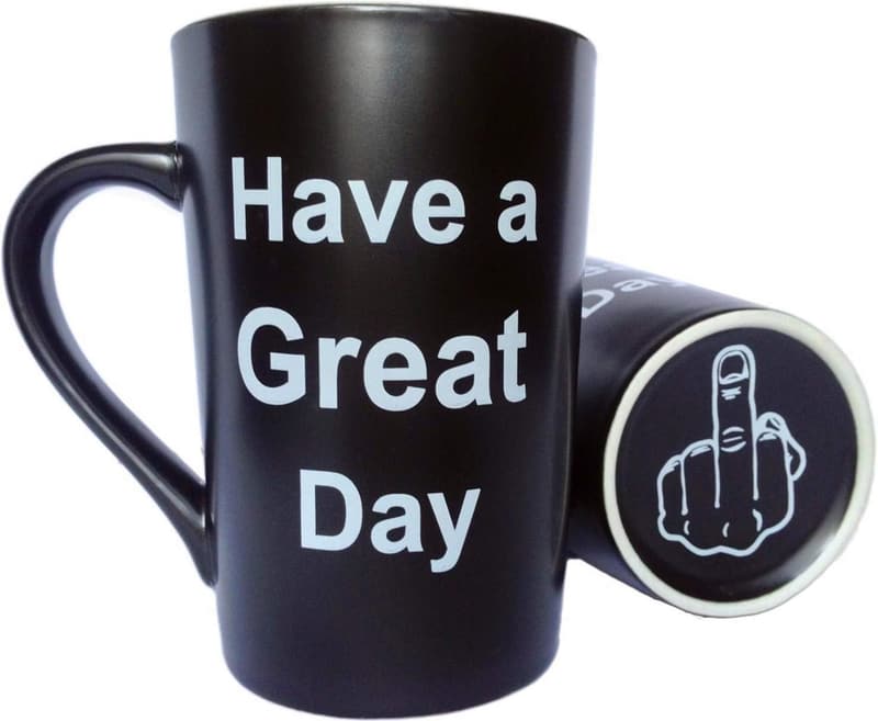 Christmas Gag Gift Coffee Mug, 15 Oz