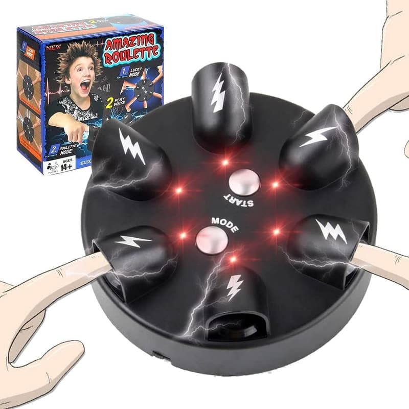 Electric Shock Roulette Game for Parties (2-6 Players)