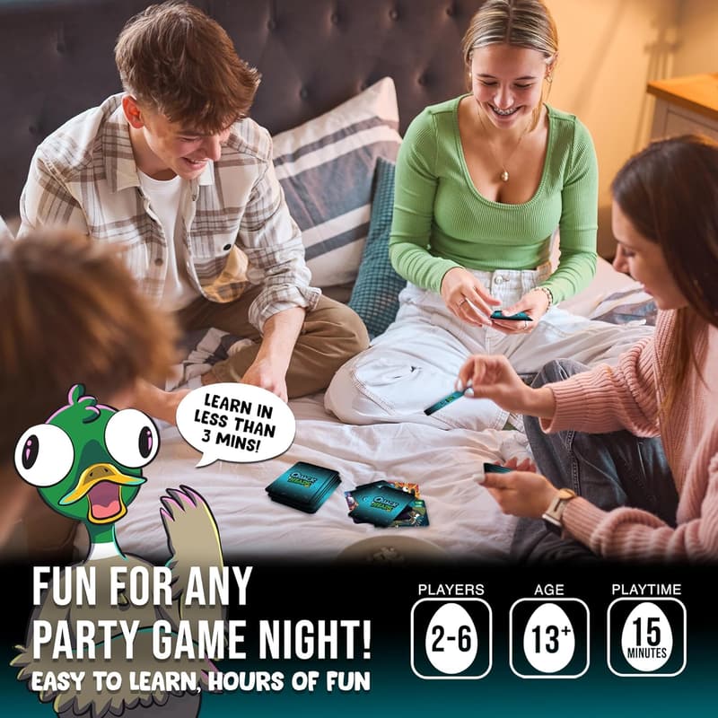 4D Bluffing Card Game for Party Nights