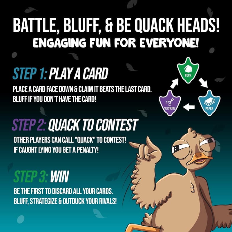 4D Bluffing Card Game for Party Nights