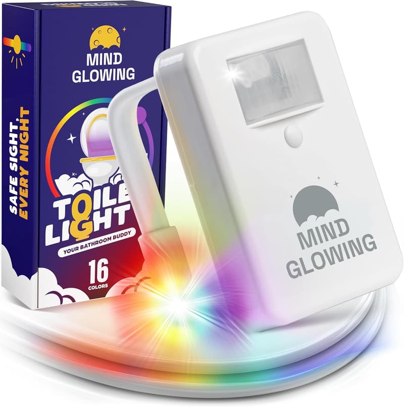 Toilet Bowl Motion Sensor Night Light - LED, Color Changing