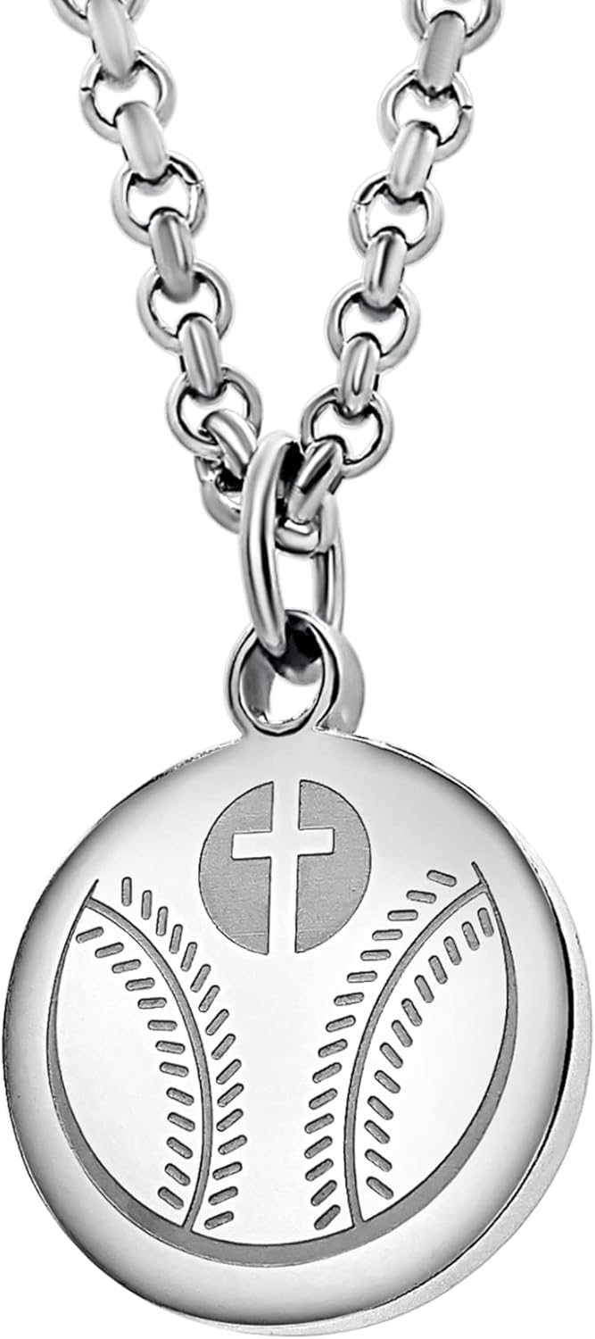 Inspiring Silver Cross Necklace for Athletes