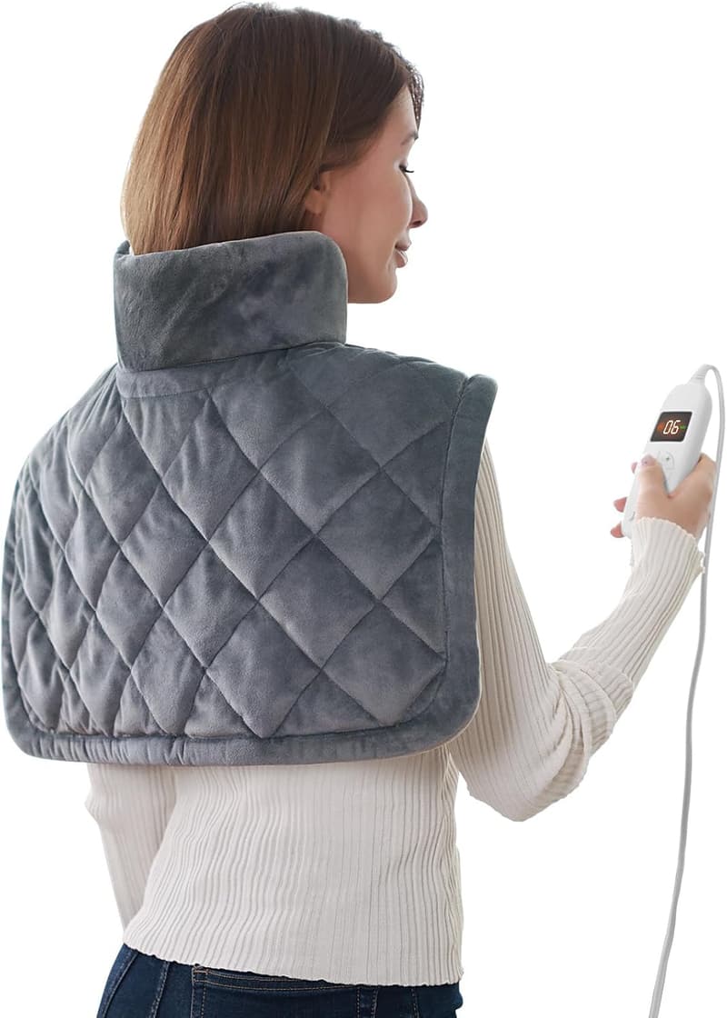 Far Infrared Heated Neck & Shoulder Wrap, FSA HSA Eligible