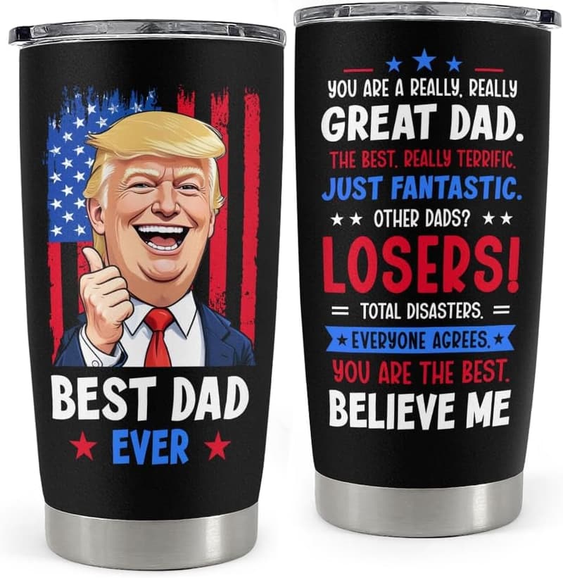 Father's Day Dad Tumbler 20oz Stainless Steel Mug