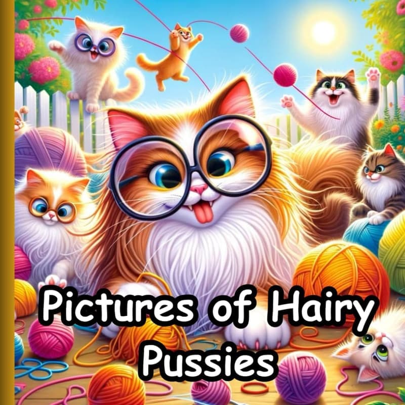Funny Cat Lover Gift: Hairy Cats Photo Book