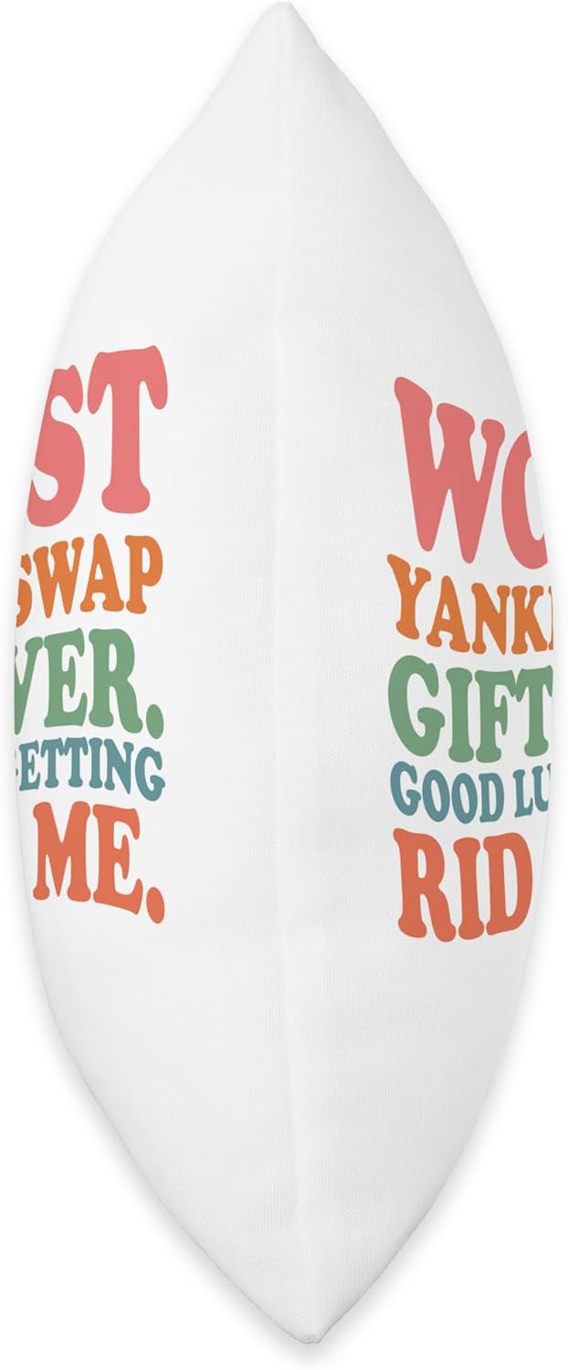 Yankee Swap Throw Pillow, 16x16 Multicolor