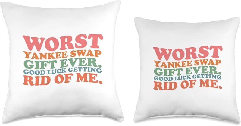 Yankee Swap Throw Pillow, 16x16 Multicolor