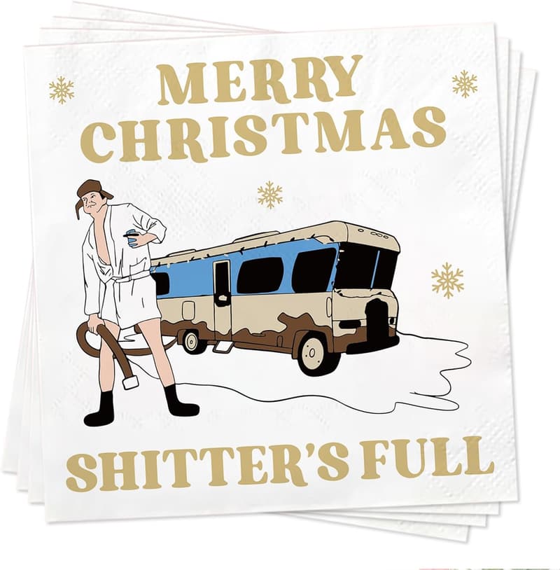 Christmas Vacation Cocktail Napkins - 50 Pack