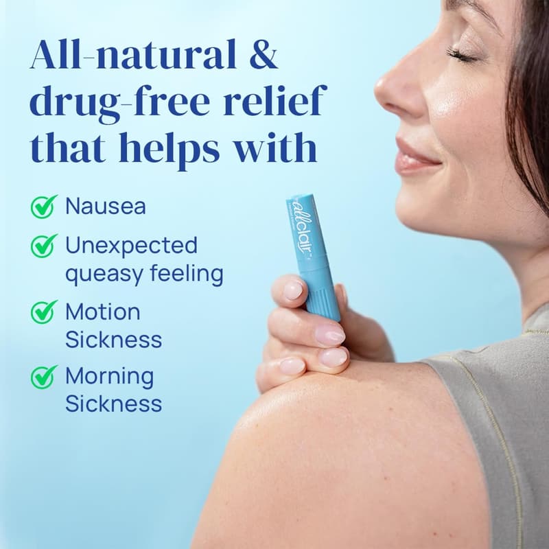 Nausea Relief Inhaler Pack - Drug-Free, Portable Remedy