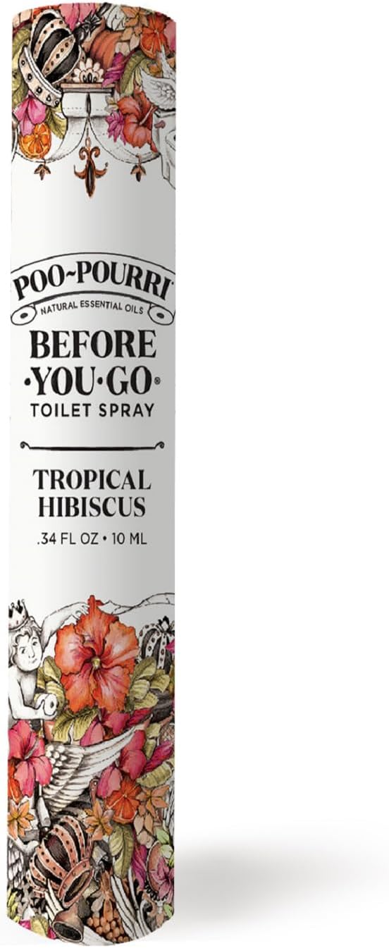 Travel Size Hibiscus Toilet Spray, 10 mL