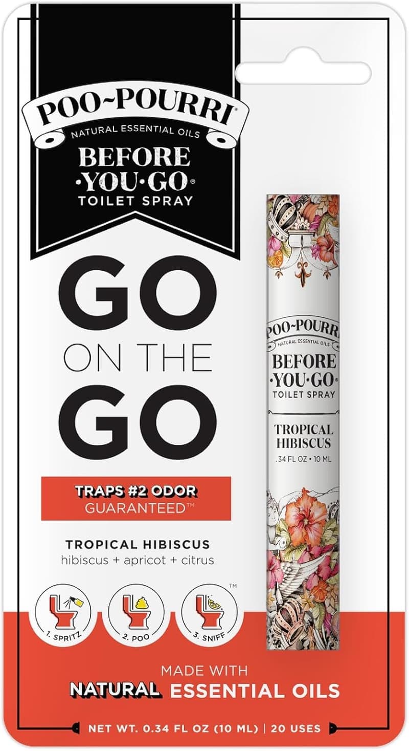 Travel Size Hibiscus Toilet Spray, 10 mL
