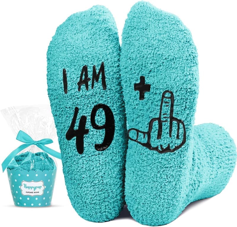 Birthday Fuzzy Socks for Women