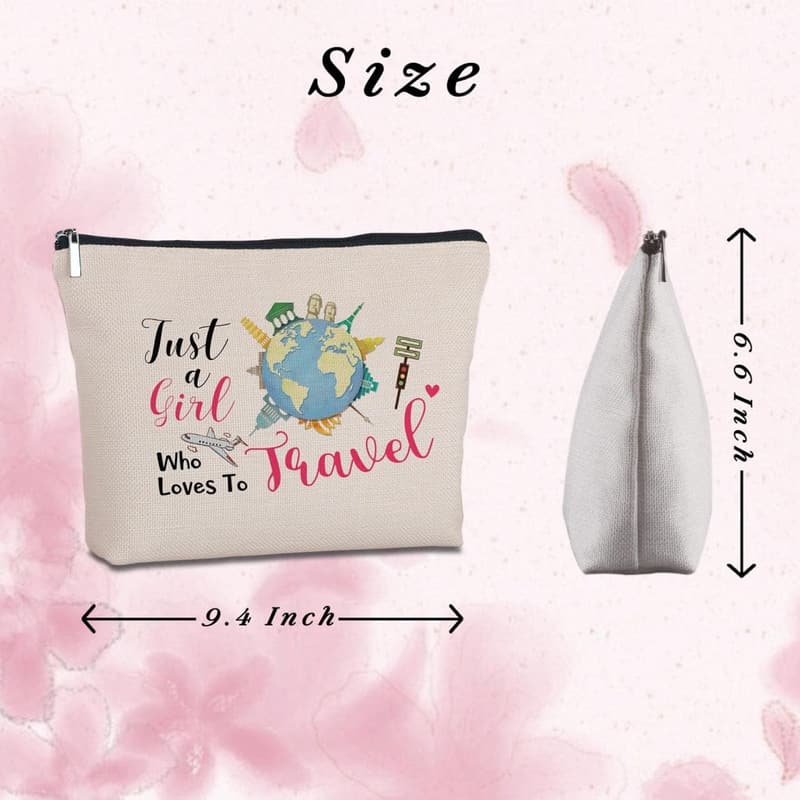 Birthday Travel Makeup Bag for Women