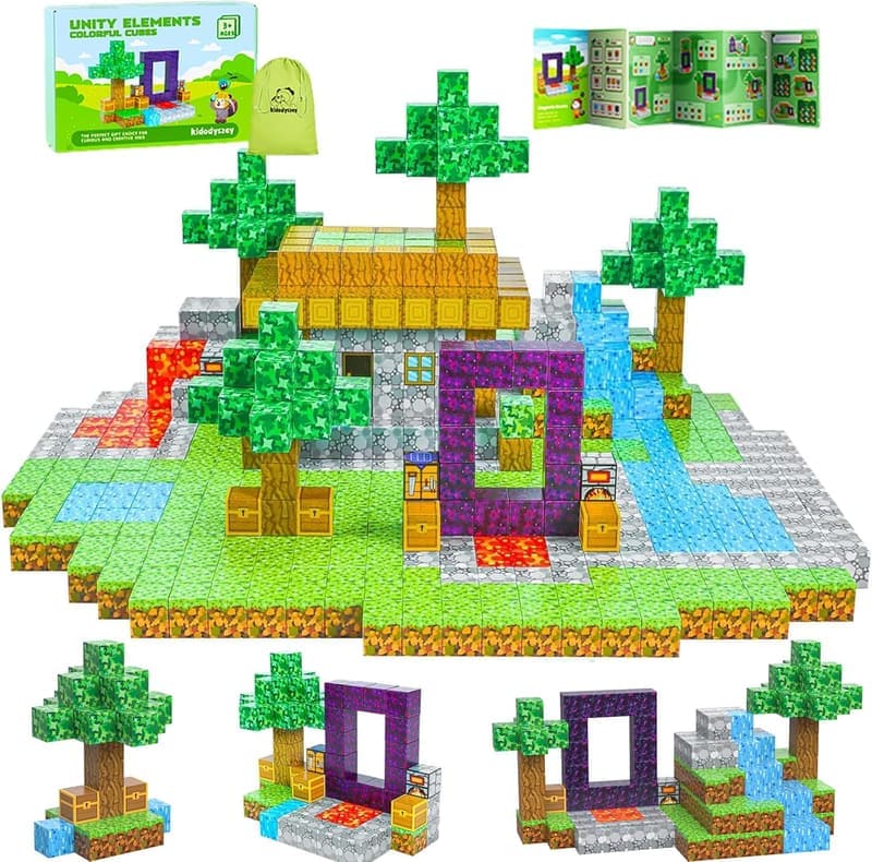 Magnetic Building Blocks for Kids, Montessori Gift Set