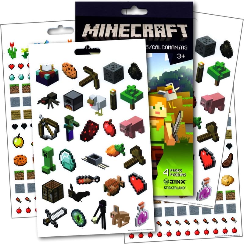 Minecraft Fun Sticker Set - 295 Pieces