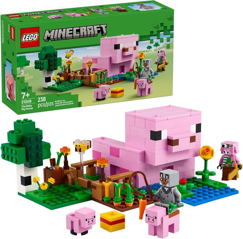 Minecraft Baby Pig House Building Set - Ages 7+