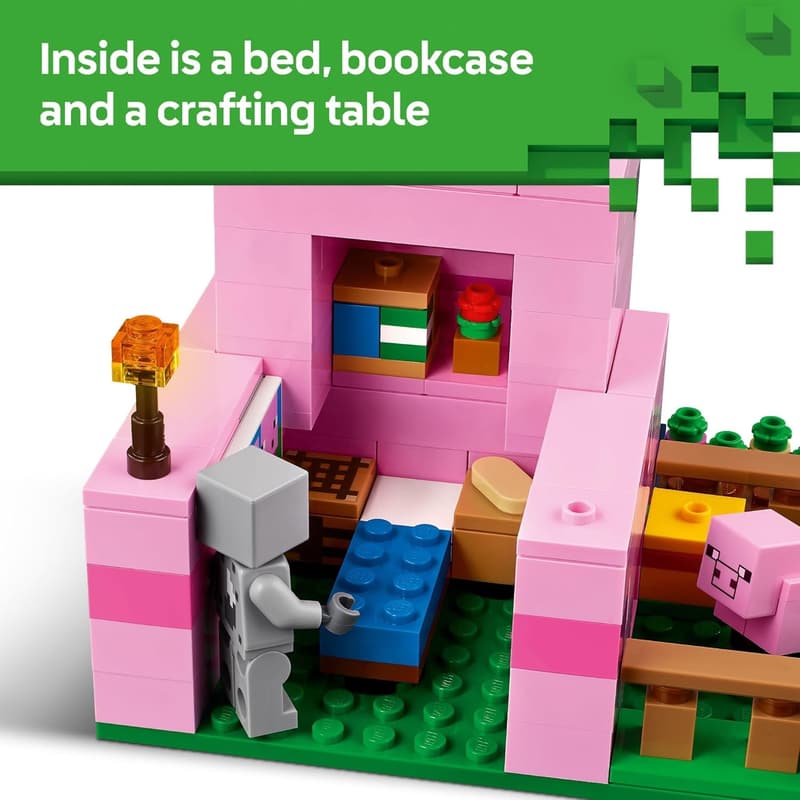Minecraft Baby Pig House Building Set - Ages 7+