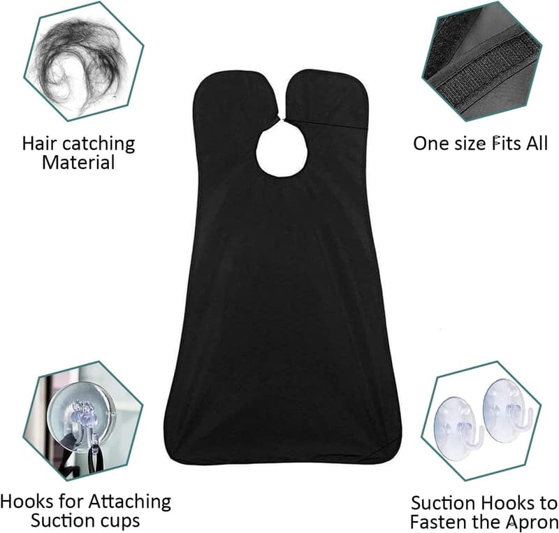 Beard Trimming Apron: Non-Stick, Waterproof Cloth