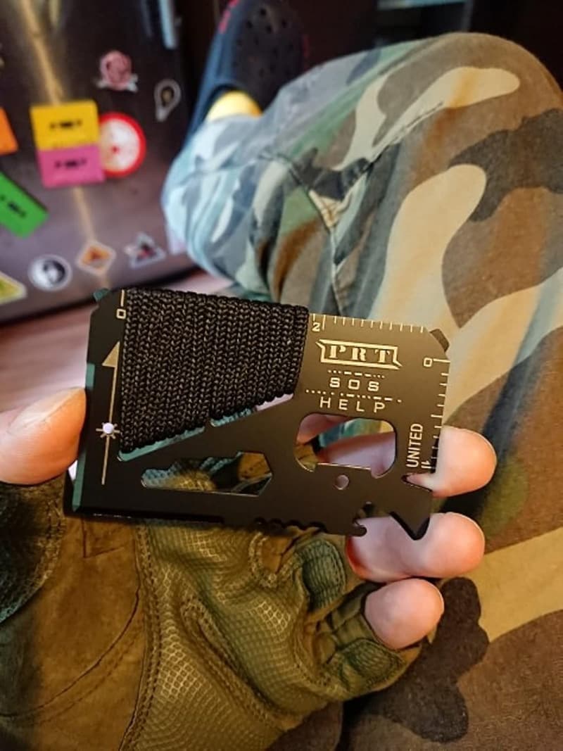 Survival Card Multitool Set for Men (5 PCS)
