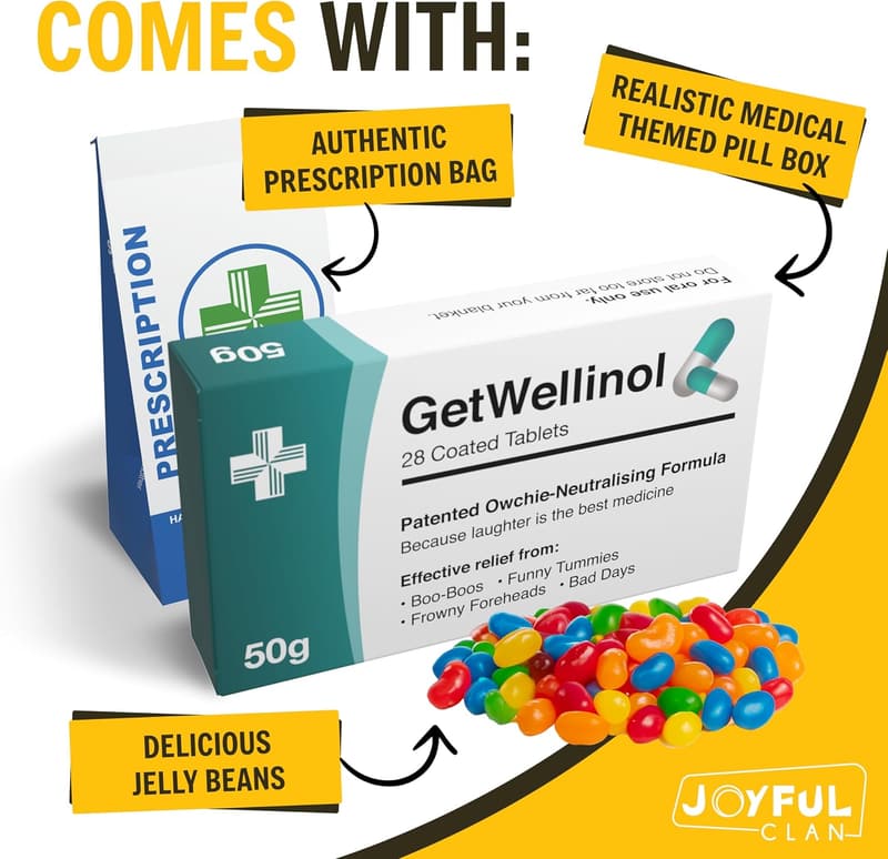 Get Well Soon Candy Pill Box - Speedy Recovery Gift