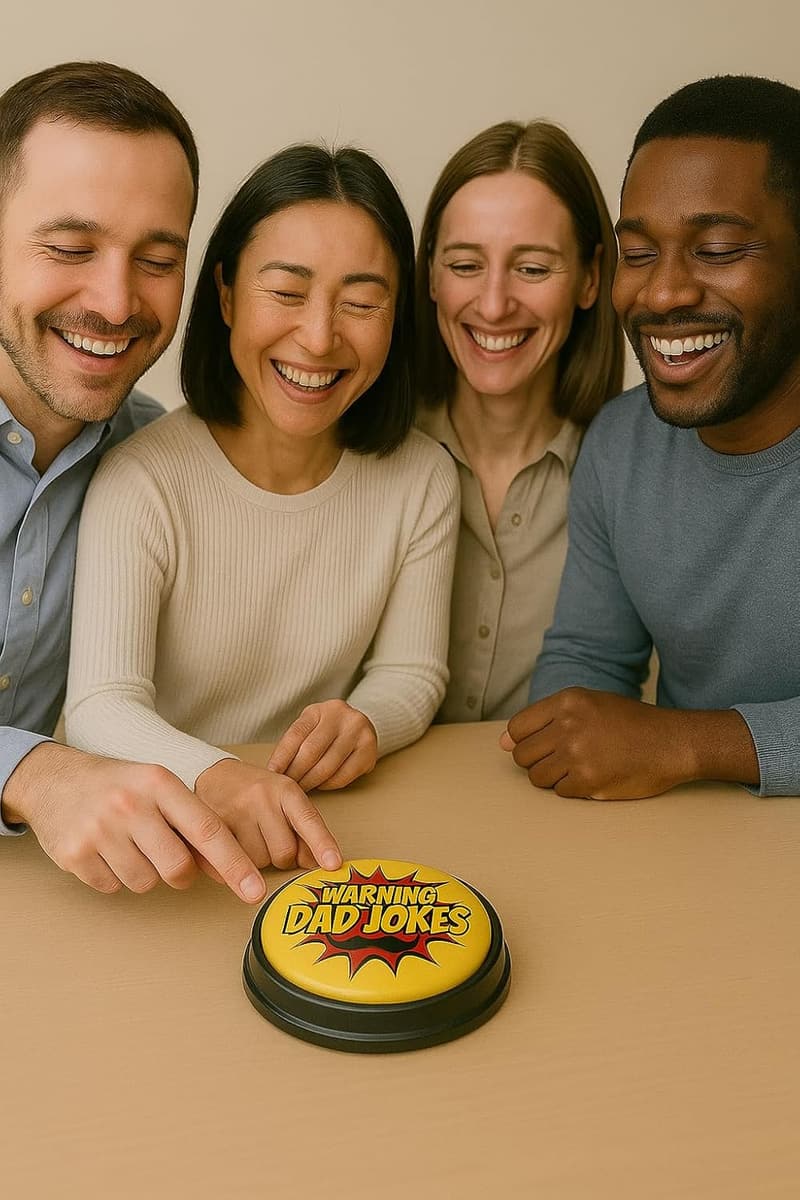 Father's Day Dad Joke Button for Men