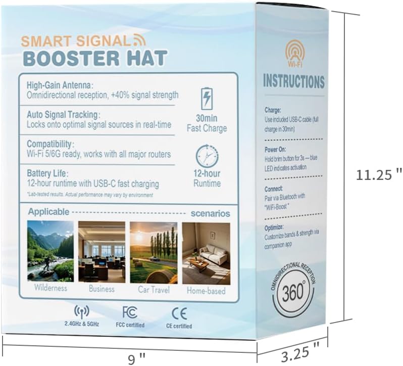 Gag Gift Box for Pranksters, Wi-Fi Signal Hat