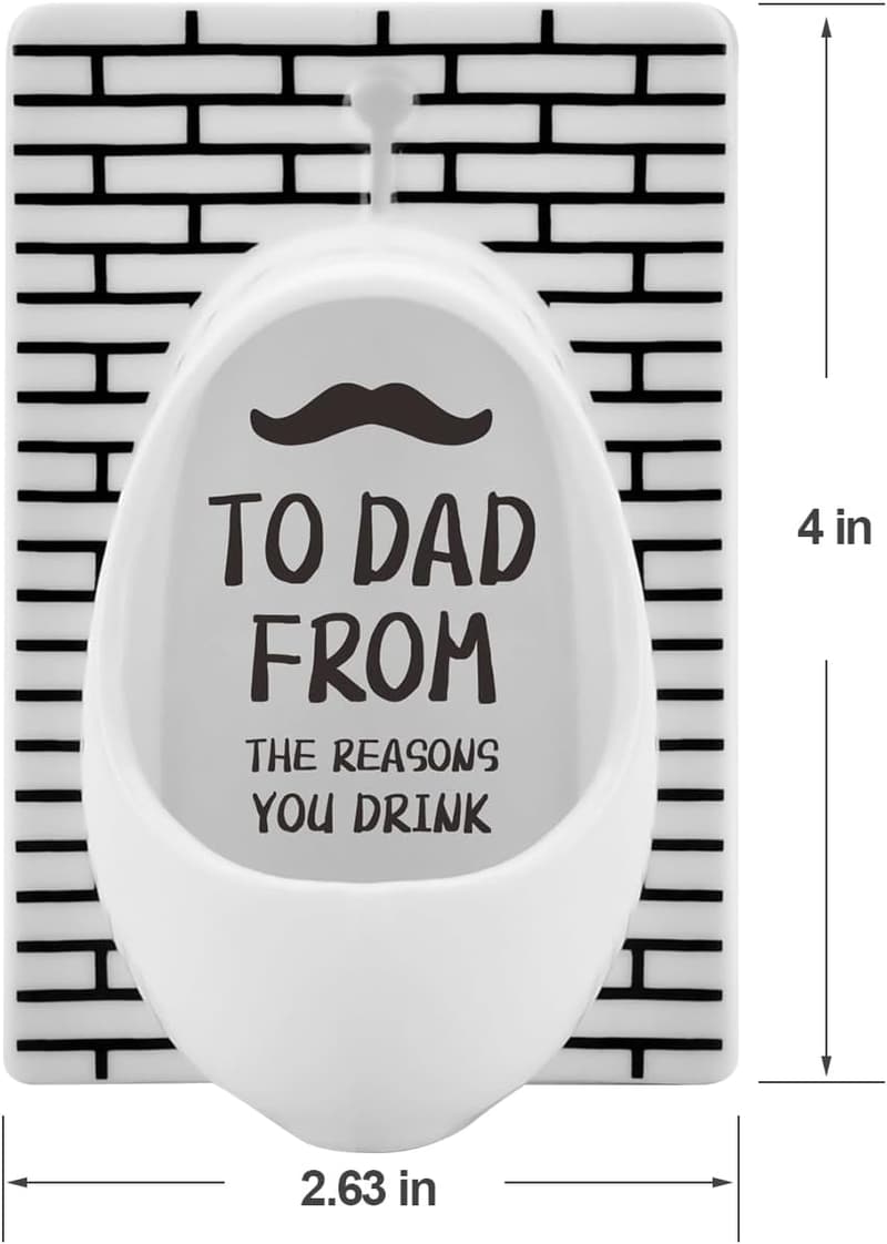 Father's Day Urinal Shot Glasses Set for Men