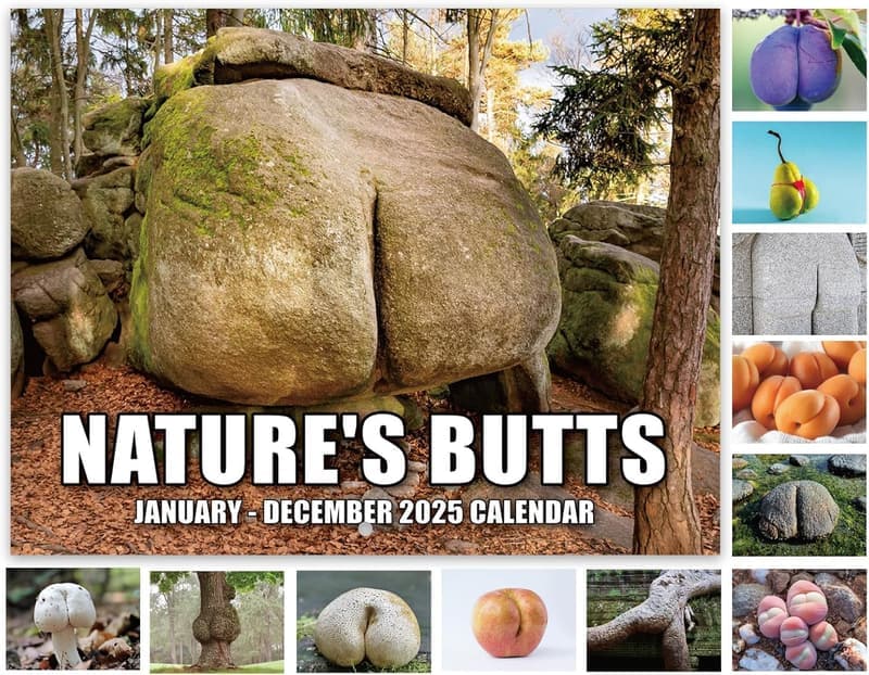 White Elephant 2025 Nature Butts Calendar, 11
